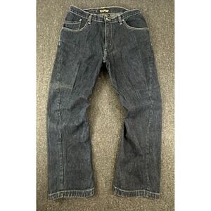 Y2K Billabong Denim Jeans Mens 36 Dark Wash Relaxed Fit Contrast Stitch Skate Sf